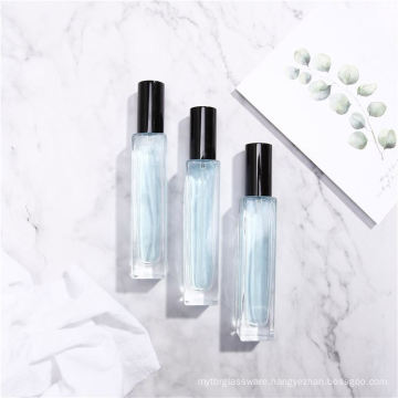 15ml 30ml Square Shape Glass Perfume Bottle with Pump Sprayer